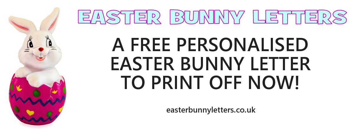 Free Printable Easter Bunny Letters